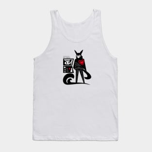 Kitty Skeleton Tank Top